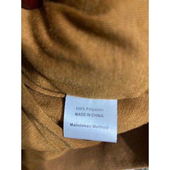 Mirol Sherpa Fleece Size Meduim Zip Up Brown - Picture 10 of 12